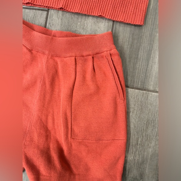 ANRABESS Women's Two Piece Summer Outfits Knit Sweater Short Set Size Small - Picture 7 of 9